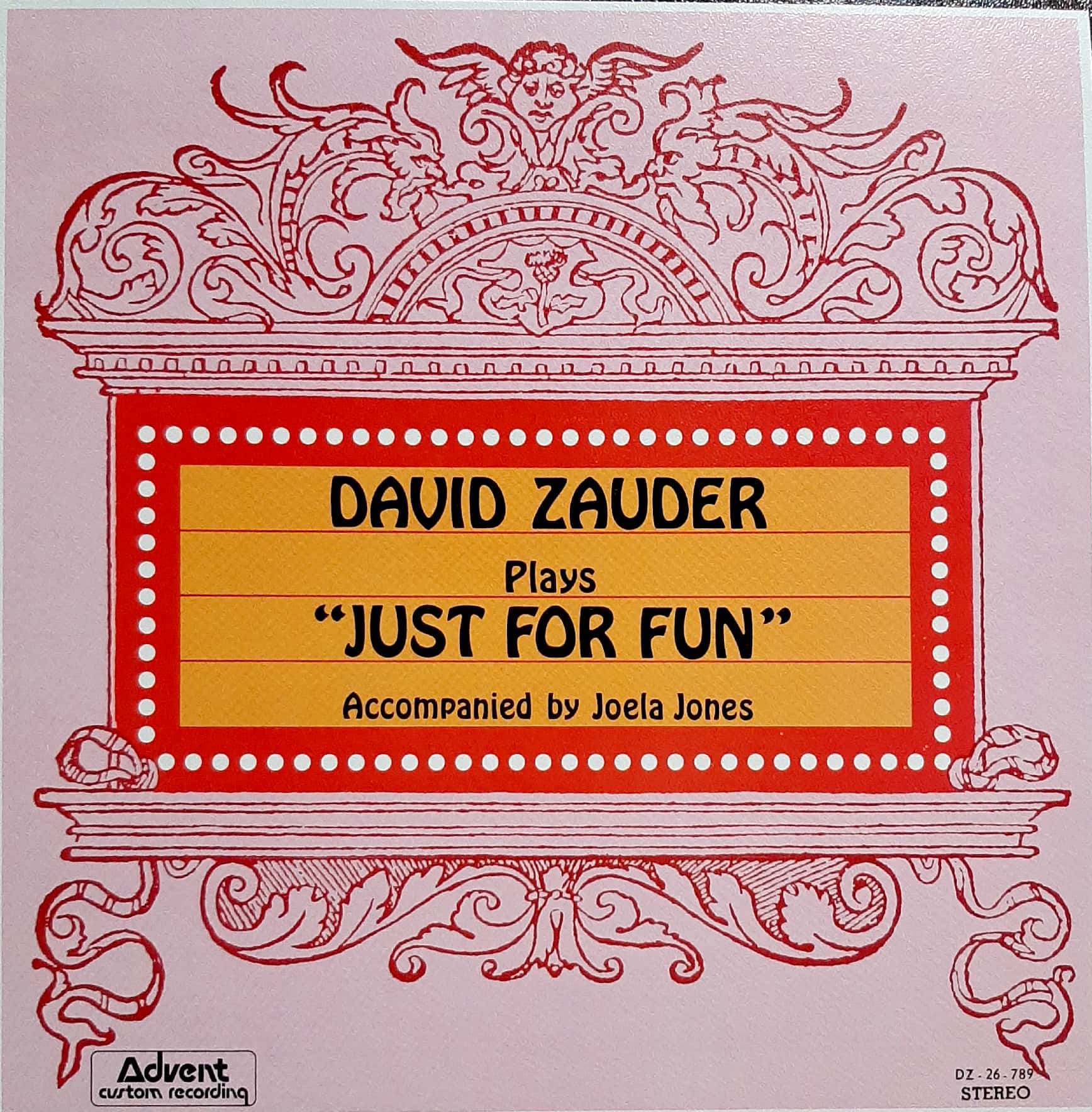 The Record version of David Zauder plays just for fun.